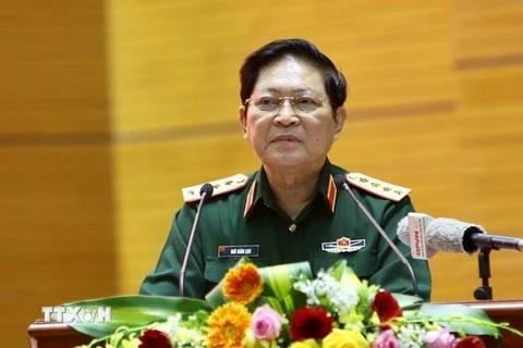 Đại tướng Ngô Xuân Lịch. (Ảnh: Dương Giang/TTXVN)
