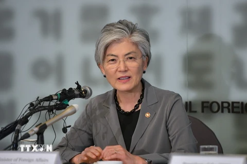 Ngoại trưởng Hàn Quốc Kang Kyung-wha. (Ảnh: AFP/TTXVN)
