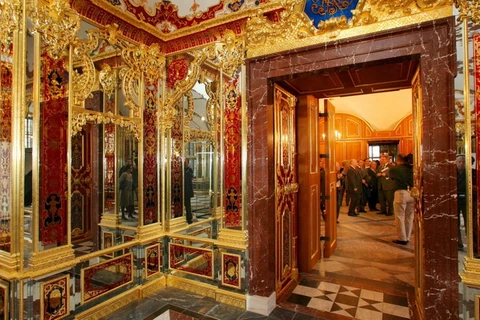 Bảo tàng Green Vault tại Cung điện Hoàng gia ở thành phố Dresden. (Nguồn: EPA-EFE)