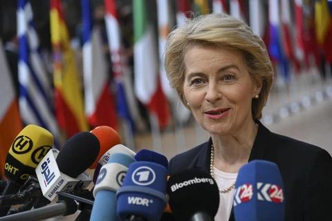 Chủ tịch Ủy ban châu Âu đắc cử Ursula von der Leyen. (Ảnh: THX/TTXVN)