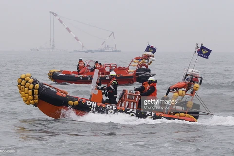 Lực lượng bảo vệ bờ biển Hàn Quốc. (Nguồn: Getty Images)