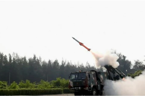 Tên lửa đã được thử nghiệm với cấu hình đầy đủ trong chế độ triển khai đánh chặn mục tiêu trên không trung và đáp ứng các mục tiêu nhiệm vụ. (Nguồn: drdo.gov) 