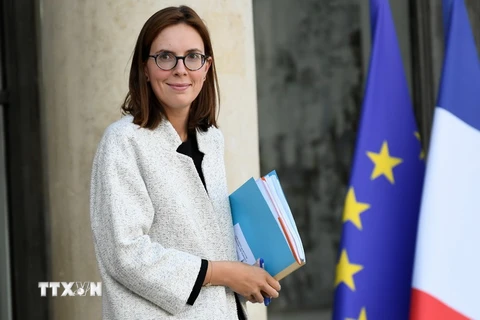 Bộ trưởng phụ trách các vấn đề châu Âu của Pháp Amelie de Montchalin. (Ảnh: AFP/TTXVN)