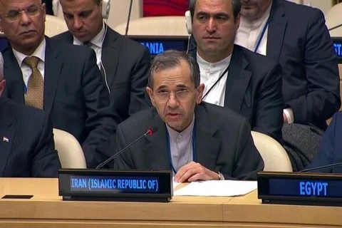 Đại sứ Iran tại LHQ Majid Takht Ravanchi. (Ảnh: IRNA/TTXVN)