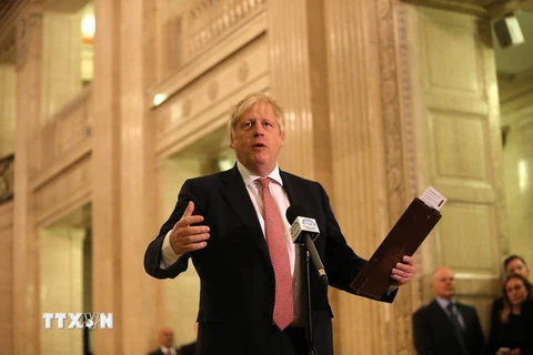 Thủ tướng Anh Boris Johnson. (Ảnh: THX/TTXVN) Michael_Hughes