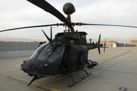 Trực thăng quân sự Kiowa OH-58D. (Nguồn: military)
