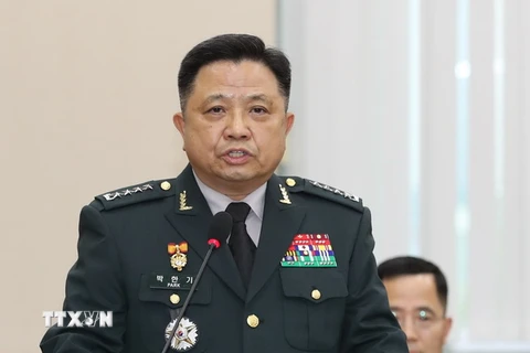 Chủ tịch Hội đồng Tham mưu trưởng liên quân Hàn Quốc, Tướng Park Han-ki. (Ảnh: Yonhap/TTXVN)