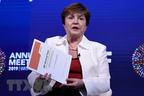 Tổng Giám đốc IMF Kristalina Georgieva. (Ảnh: AFP/TTXVN)