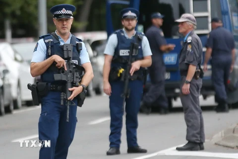Cảnh sát New Zealand. (Ảnh: AFP/TTXVN)