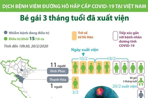 [Infographics] Việt Nam điều trị khỏi 15/16 ca bệnh nhiễm COVID-19