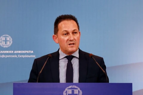 Người phát ngôn Chính phủ Hy Lạp Stelios Petsas. (Nguồn: balkaneu)