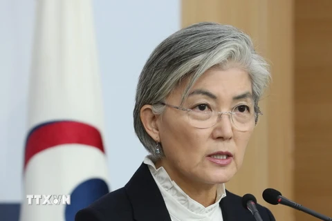 Ngoại trưởng Hàn Quốc Kang Kyung-wha. (Ảnh: Yonhap/TTXVN)