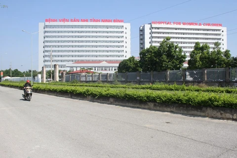 Dự án Bệnh viện sản nhi tỉnh Ninh Bình (hiện tỷ lệ giải ngân đạt 99,4% kế hoạch vốn) đang trong giai đoạn hoàn thành đưa vào sử dụng. (Ảnh: Thùy Dung/TTXVN)