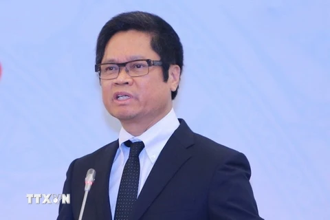 Chủ tịch Phòng Thương mại và Công nghiệp Việt Nam Vũ Tiến Lộc. (Ảnh: Danh Lam/TTXVN)