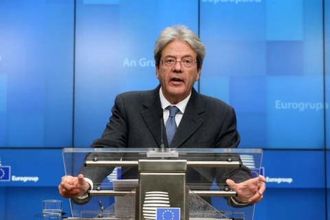 Ủy viên phụ trách kinh tế của EU Paolo Gentiloni. (Nguồn: EPA-EFE)
