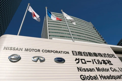 Trụ sở Tập đoàn sản xuất ôtô Nhật Bản Nissan ở Yokohama. (Ảnh: AFP/TTXVN)