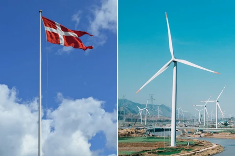 Đan Mạch có công suất gió 5,7GW trên cả nước. (Nguồn: nsenergybusiness)