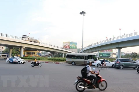 Nút giao Nguyễn Thái Sơn-Nguyễn Kiệm ở Thành phố Hồ Chí Minh. (Ảnh: Tiến Lực/TTXVN)