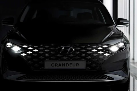 Mẫu Hyundai Grandeur facelift. (Nguồn: Motor1)