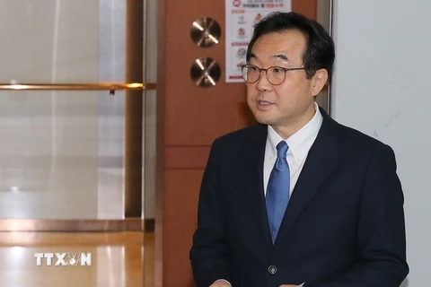 Đặc phái viên Hàn Quốc về hòa bình trên bán đảo Triều Tiên Lee Do-hoon. (Ảnh: Yonhap/TTXVN)