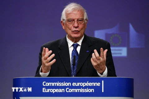 Đại diện cấp cao về chính sách an ninh và đối ngoại của EU Josep Borrell. (Ảnh: AFP/TTXVN)