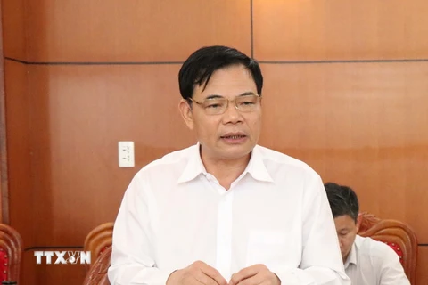 Ông Nguyễn Xuân Cường, Bộ trưởng Bộ Nông nghiệp và Phát triển Nông thôn. (Ảnh: Tuấn Anh/TTXVN)