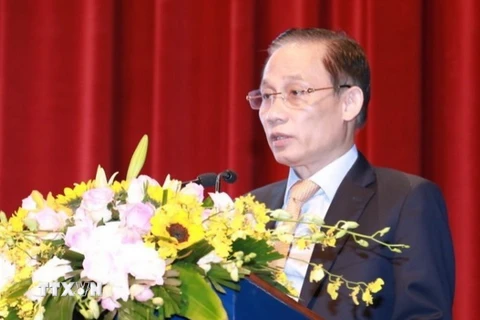 Ông Lê Hoài Trung, Thứ trưởng Bộ Ngoại giao. (Ảnh: Văn Điệp/TTXVN)