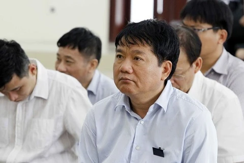 Bị cáo Đinh La Thăng, nguyên Chủ tịch Hội đồng Quản trị PVN. (Ảnh: Văn Điệp/TTXVN)