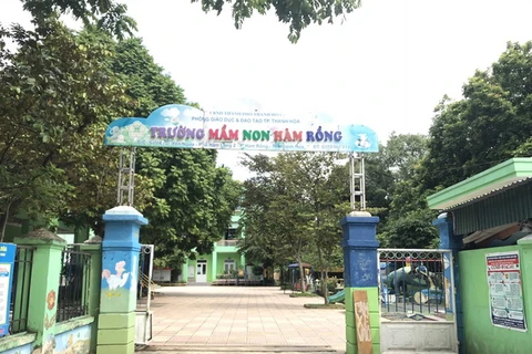 Trường Mầm non Hàm Rồng, thành phố Thanh Hóa.