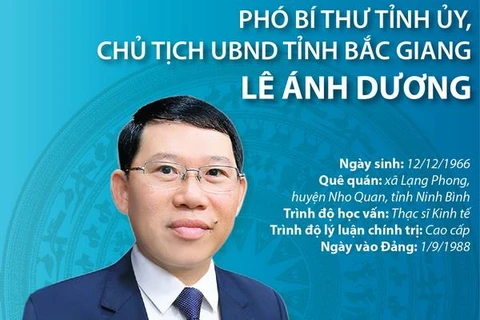 Phó Bí thư Tỉnh ủy, Chủ tịch UBND tỉnh Bắc Giang Lê Ánh Dương
