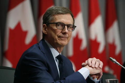 Thống đốc Ngân hàng Trung ương Canada Tiff Macklem. (Nguồn: Bloomberg)