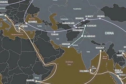 17 nước Arab đã ký các văn kiện hợp tác với Trung Quốc về Sáng kiến Vành đai và Con đường. (Nguồn: mei.edu)