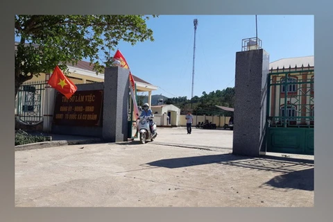 Trụ sở UBND xã Cư Đrăm, nơi ông Nguyễn Văn Trung làm việc. (Nguồn: vov.vn)