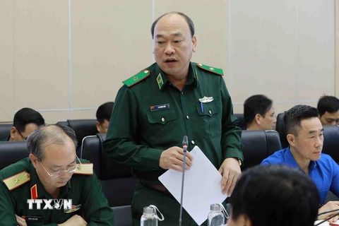 Thiếu tướng Lê Quang Đạo, Phó Tư lệnh-Tham mưu trưởng Bộ Đội biên phòng. (Ảnh: Vũ Sinh/TTXVN)