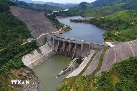 Công trình thủy điện A Lưới ở Thừa Thiên-Huế. (Ảnh: Hồ Cầu/TTXVN)