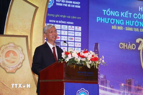 Ông Võ Văn Hoan, Phó Chủ tịch UBND Tp. Hồ Chí Minh phát biểu chỉ đạo tại hội nghị. (Ảnh: Xuân Anh/TTXVN)