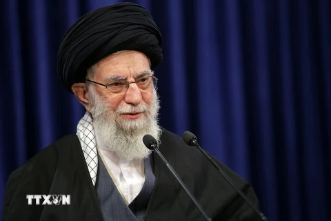 Nhà lãnh đạo tối cao Iran Ali Khamenei. (Ảnh: AFP/TTXVN)