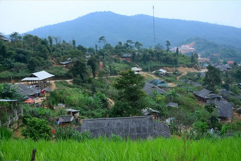 Xã Pu Nhi, huyện Điện Biên Đông, tỉnh Điện Biên - nơi vừa xảy ra vụ tai nạn lao động. (Nguồn: laodong.vn)