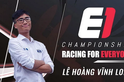 Vận động viên Lê Hoàng Vĩnh Long là thành viên của Câu lạc bộ Saigon United Motorsports (SUM) sẽ tham gia Giải đua xe Thể thao mô phỏng E1 Championship Season 1. (Nguồn: motgame.vn)