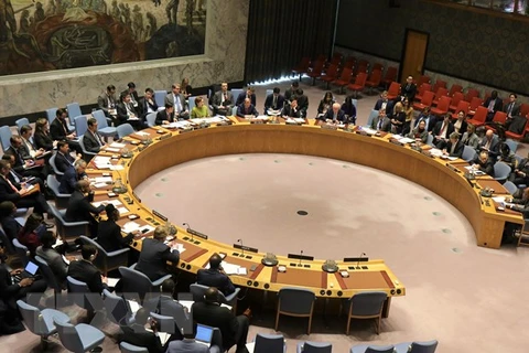 Một phiên họp của Hội đồng bảo an Liên hợp quốc. (Ảnh: AFP/TTXVN)