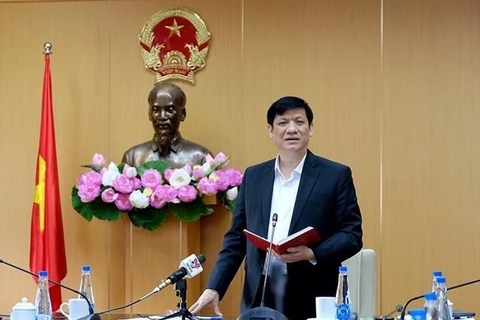 Bộ trưởng Bộ Y tế Nguyễn Thanh Long cho rằng đây là vụ vi phạm pháp luật nghiêm trọng. (Ảnh: PV/Vietnam+)