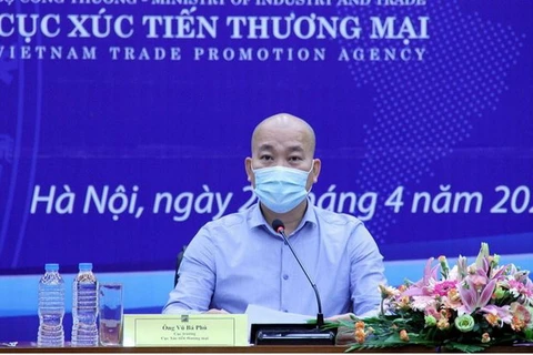 Ông Vũ Bá Phú, Cục trưởng Cục Xúc tiến thương mại thuộc Bộ Công Thương. (Ảnh: Uyên Hương/Bnews/Vietnam+)