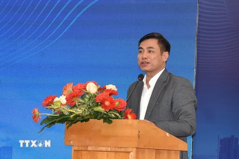 Ông Nguyễn Mạnh Khởi, Phó Cục trưởng Cục Quản lý nhà và thị trường Bất động sản, Bộ Xây dựng. (Ảnh: Trần Xuân Tình/TTXVN)