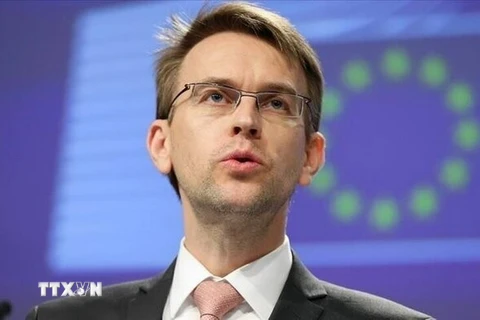Phát ngôn viên Ủy ban châu Âu Peter Stano. (Ảnh: IRNA/TTXVN)