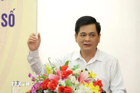 Phó Chủ tịch Hội đồng Dân tộc của Quốc hội Nguyễn Lâm Thành. (Ảnh: Hoàng Hiếu/TTXVN)