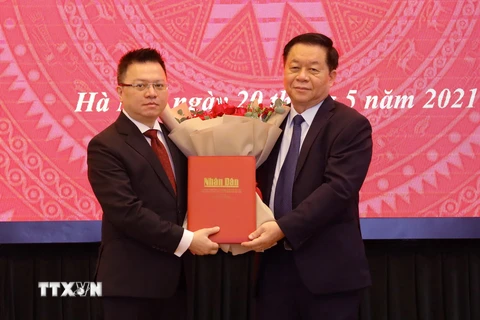 Ông Lê Quốc Minh nhận quyết định giữ chức Tổng Biên tập Báo Nhân dân
