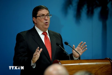 Bộ trưởng Ngoại giao Cuba Bruno Rodriguez. (Ảnh: AFP/TTXVN)