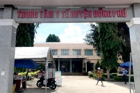 Trung tâm y tế huyện Đồng Phú, nơi bà Thái Thị Mỹ Hạnh làm việc trước khi bị kỷ luật. (Nguồn: nhandan)