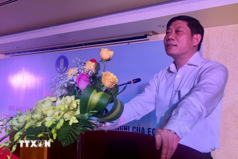 Phó Tổng cục trưởng, Tổng cục Thủy sản Nguyễn Quang Hùng. (Ảnh: Thanh Vân/TTXVN)
