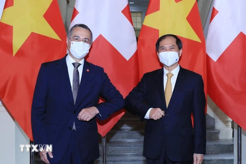 Phó Tổng thống, Bộ trưởng Ngoại giao Thụy Sĩ thăm chính thức Việt Nam 